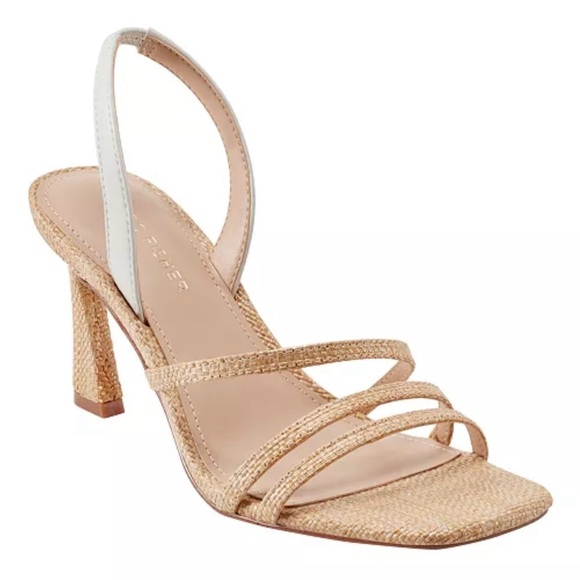 Marc Fisher Shoes - Marc Fisher Nalina2 Slingback Heels | Light Natural | Size 9M